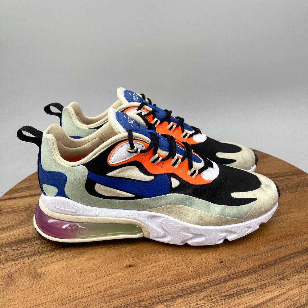 Nike Air Max 270 React Shoes Womens Size 8.5 Multicolor Running Comfort Walking